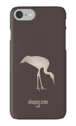 iphone cases skins wallets tough snap Samsung galaxy -whooping crane-wildcare foundation-wildlife conservation programme efforts logo picture slogan-Grus americana North America migratory populations endangered unregulated hunting habitat loss conservation efforts USFWS recovery plans
