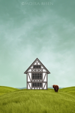 Small-half-timbered-house-on-a-green-hill